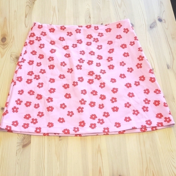 NWT CIDER Floral Mini Skirt L - Picture 4 of 9